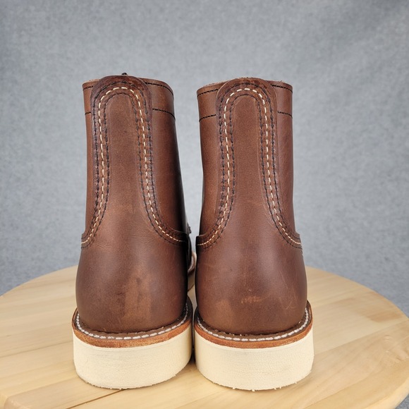 Red Wing Iron Ranger 8088 Mens 8 Amber‎ Harness Brown Leather Wedge Sole Boots